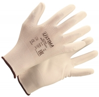 Перчатки WHITE TOUCH трикотажные нейлоновые с полиуретановым покрытием ULTIMA ® - Комплектующие для окон и дверей